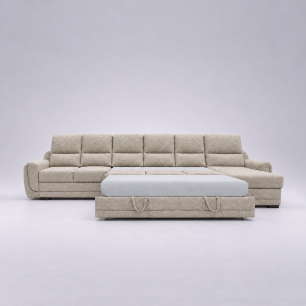 Диван угловой Бартон Модульный Велюр Мальта Линен (Malta Linen)